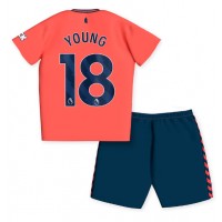Everton Ashley Young #18 Replica Away Minikit 2023-24 Short Sleeve (+ pants)